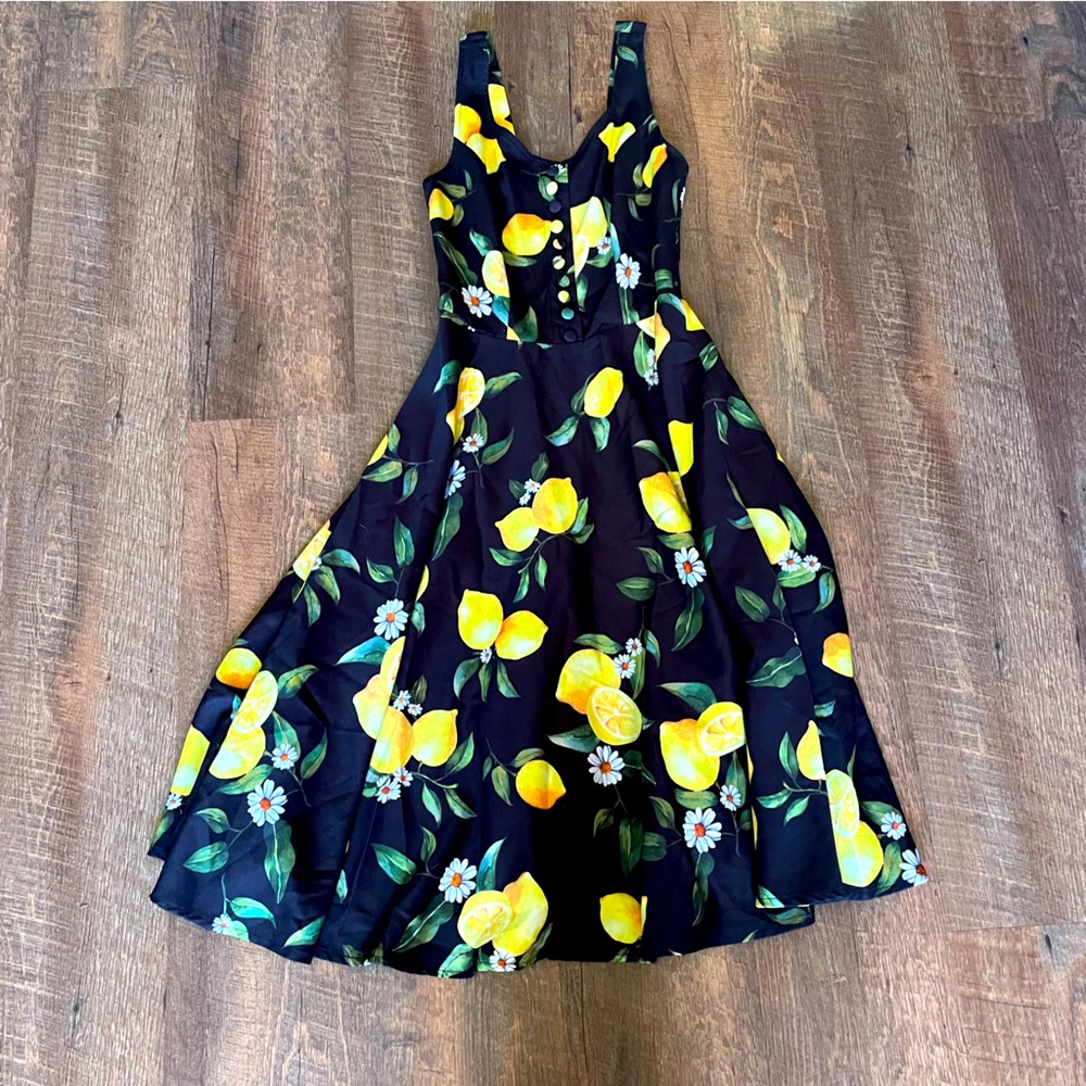 Bella Poque 1950s retro vintage sleeveless aline dress size small